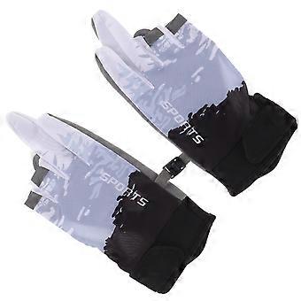 Anti-Slip Fishing Gloves for Protection Use 1Pair Fingerless Cycling Gloves