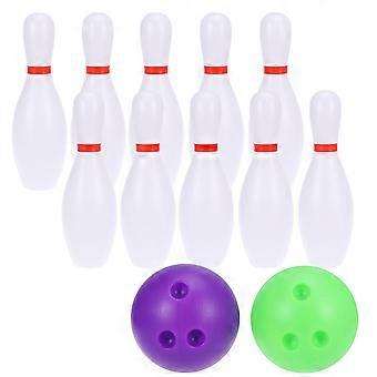 Kids Bowling Large Size Bowling Play Sets for Children 12Pcs Toy Indoor Outdoor