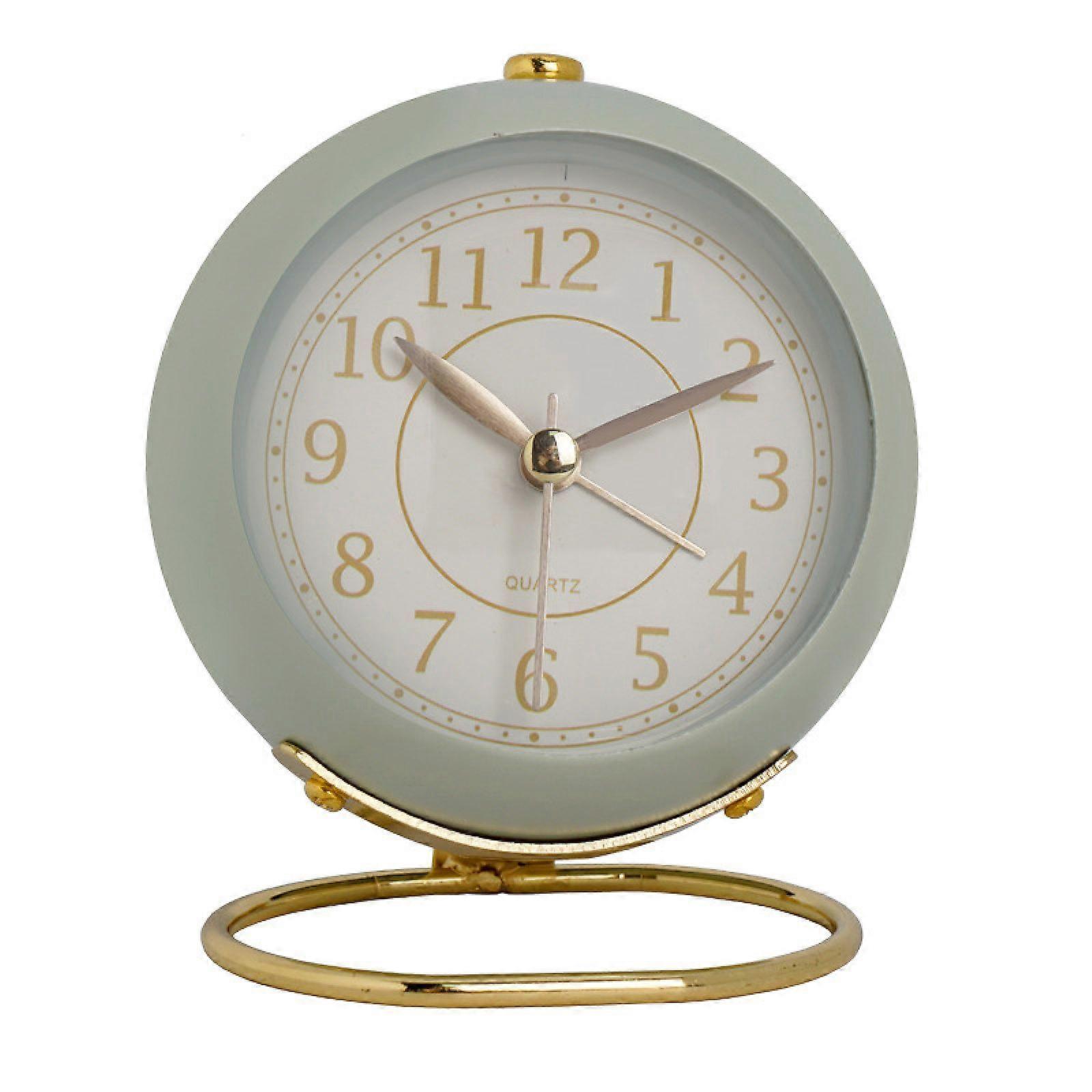 Retro Silent Night-Light Desk Clock