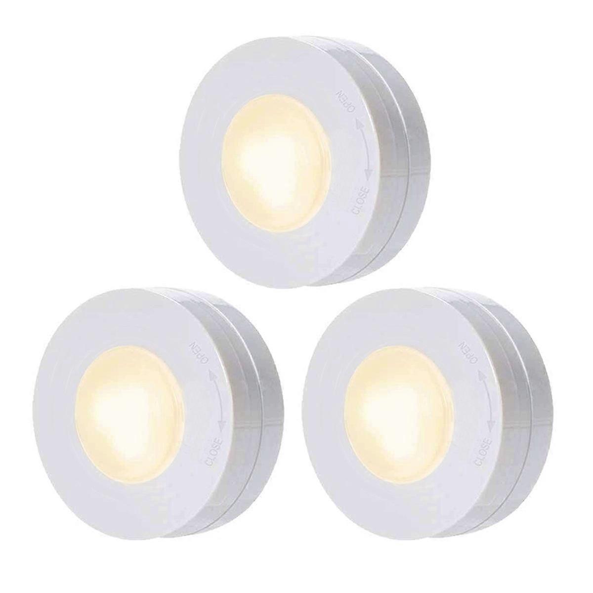 Intelligent Cabinet LED Light Wireless Remote Lighting 8Pcs Set Warm Light