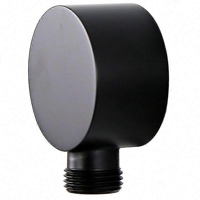 Black Round Wall Elbow G1/2 Inch