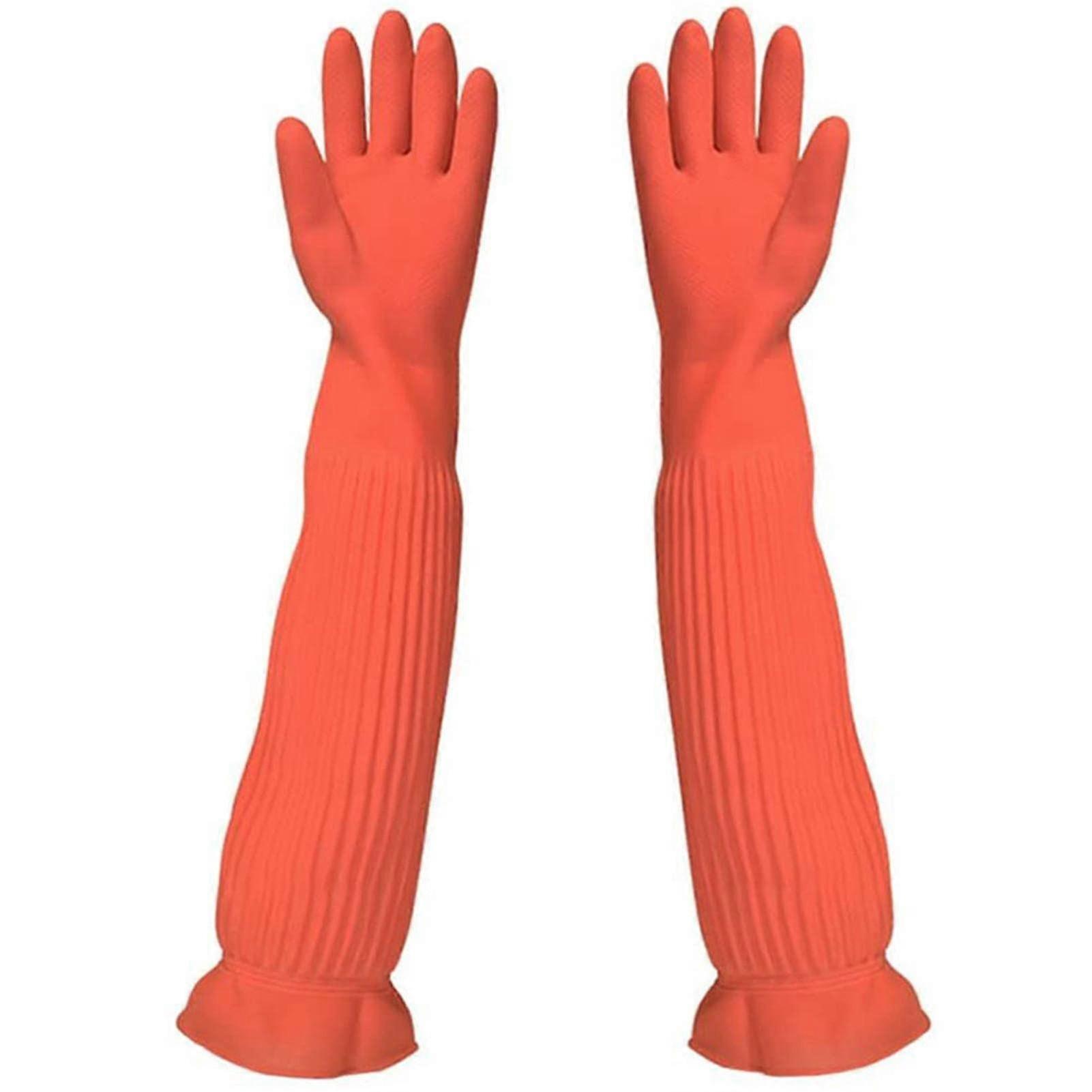 Long Sleeve Reusable AntiSlip Waterproof Gloves
