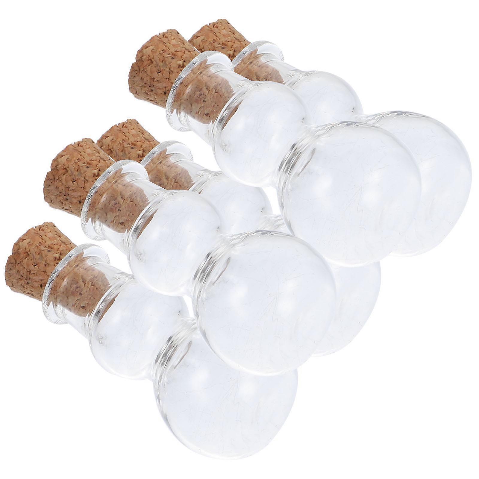 Tiny Bottles Mini Glass Bottles for Storage Use 20Pcs Bundle