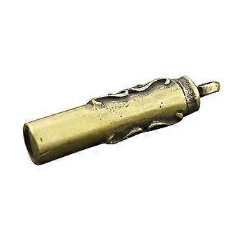 Mini Brass Whistle Pendant for Decor 2Pcs Referee Keychain