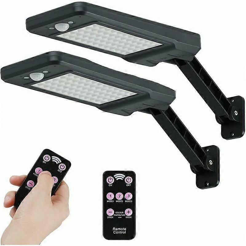 LED Solar Outdoor Lights, Adjustable Angle, 3 Modes, Motion Sensor, IP56