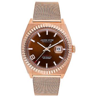 Jason hyde j'ai une montre de date pour les femmes Analog Quartz avec JH30005 Bracelet en acier inoxydable