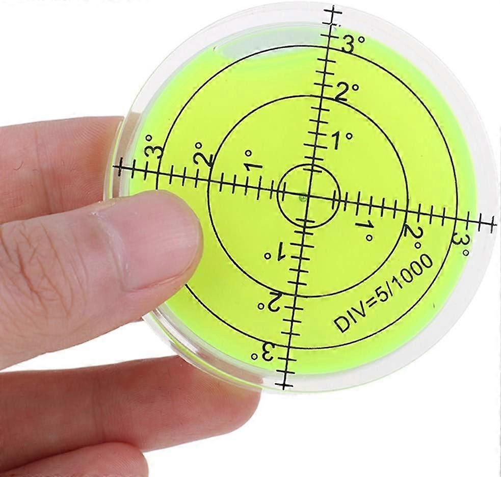 60x12mm bubble level with graduations, circular surface level, bubble measurement layout tool