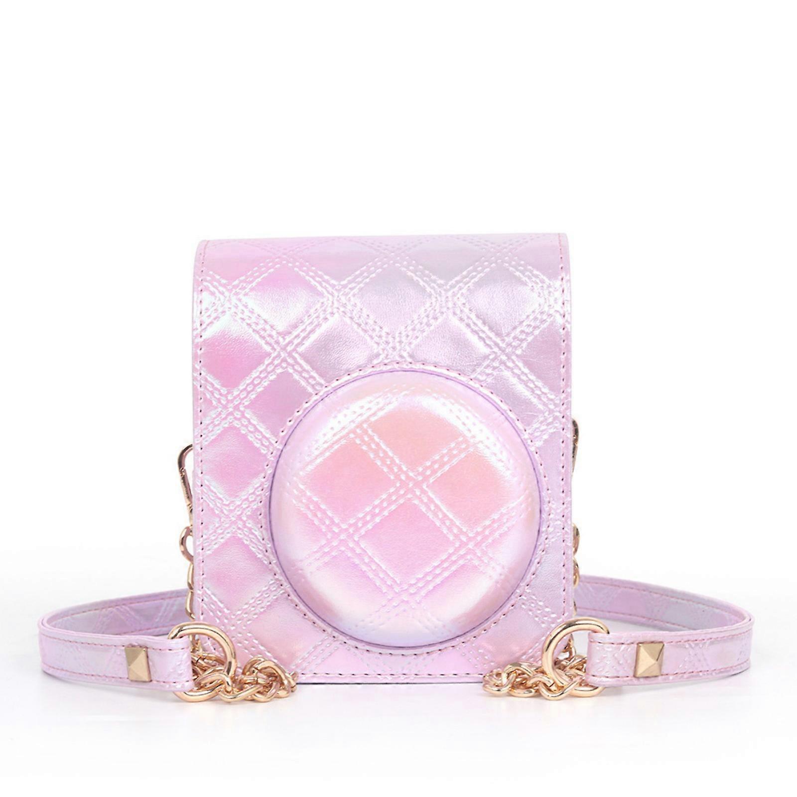 PU Leather Mini12 Camera Case Light Purple