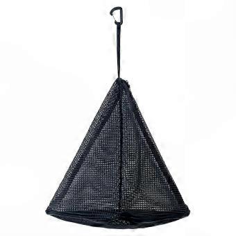 Outdoor Camping BBQ and Picnic Gear Drying Rack - PVC Triangle Drying Net with Hanging Rope, Foldable Storage Organiser