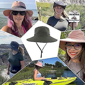 Chapeau Soleil Large Bord Chapeau Anti Uv Upf 50 Pêche JYNVO Chapeau De Soleil Pliable à Large Bord Pour Hommes Et Femmes Chapeau Randonnée Homme Chapeau Ajustable 56-58 Cm