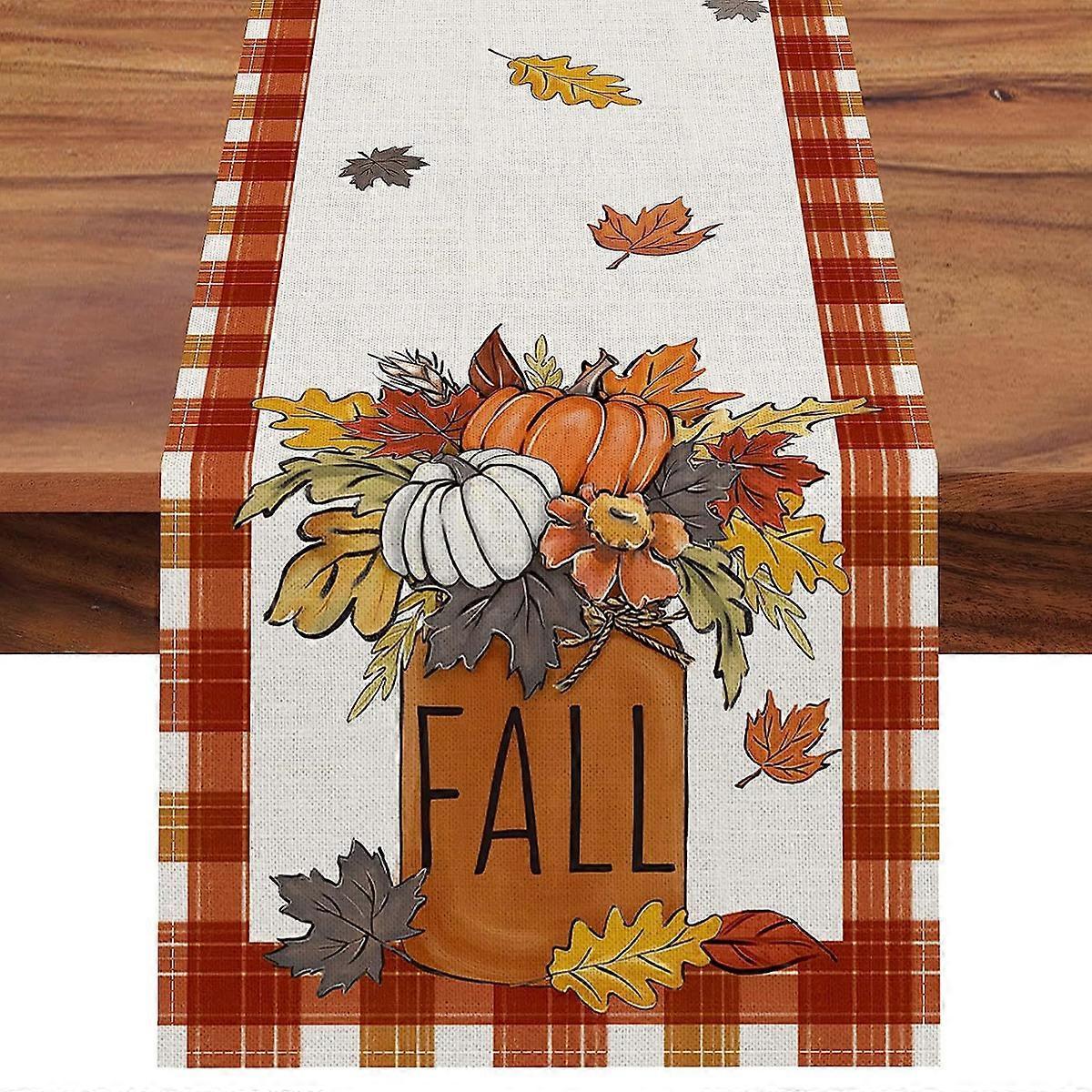 Machine Washable Fall Table Runner
