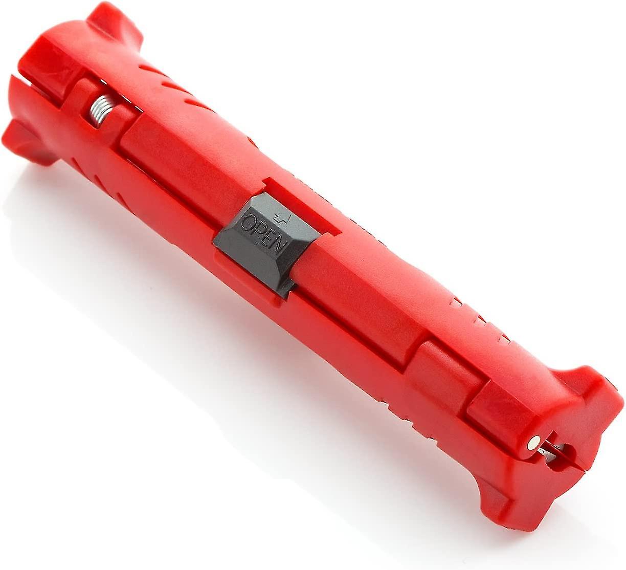 Universal Coaxial Cable Stripper For Any Sat Cable Antenna Cable Antenna Cable Tool Red 1 Piece