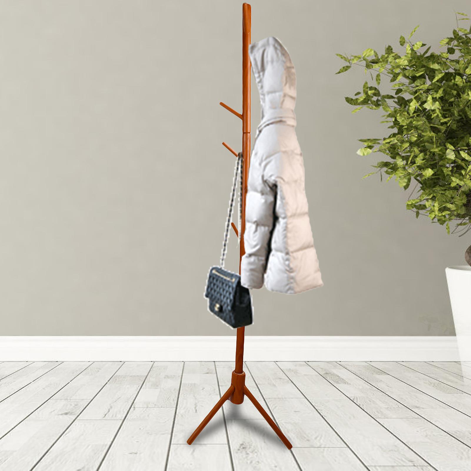 Sturdy Wooden Coat Rack Stand Tree