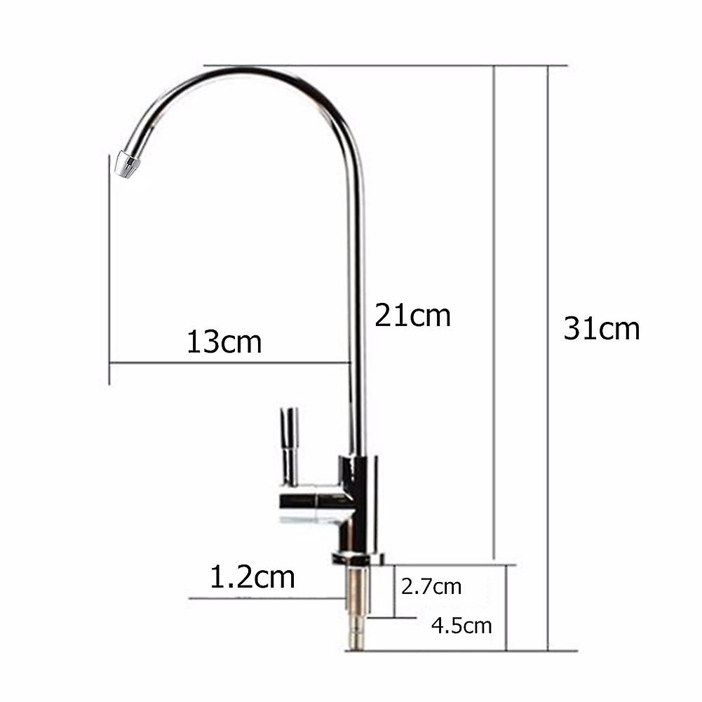 Waterdrop - - Waterdrop Reverse Osmosis Drinking Water Faucet Stainless Steel, Lead-Free,Gold