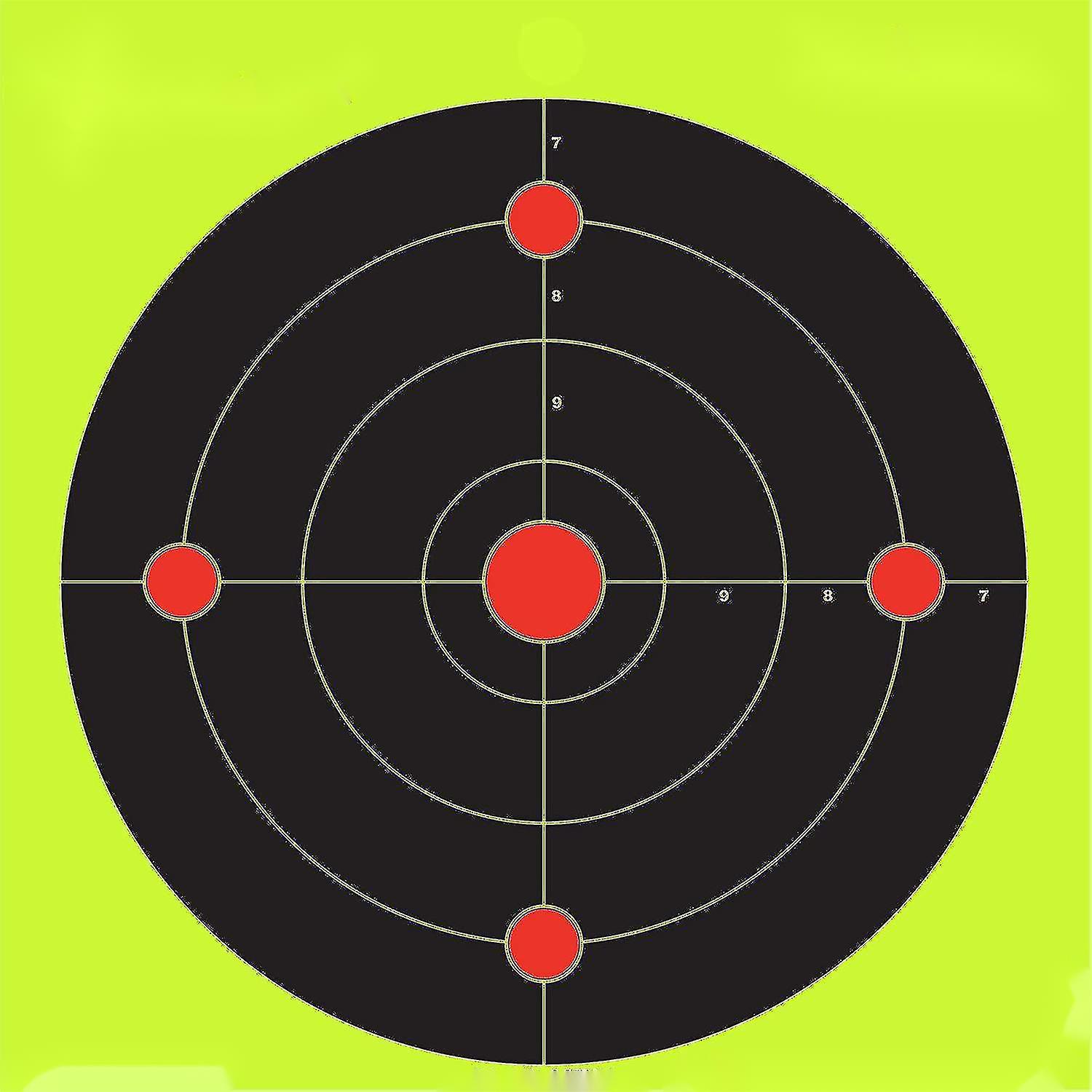 Splatterburst Targets - 8 X 8 Inch Stick &amp; Splatter Mini Silhouette - Self Adhesive Shooting ...