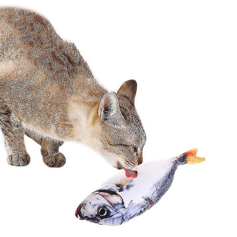 Simulation Toy Fish, Cat And Dog Pet Toy, Stuffed Catnip Pillow Plush Toy-salted Fish