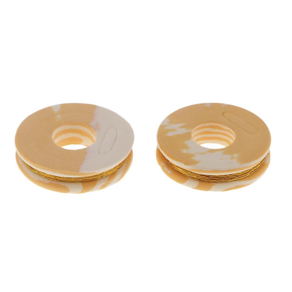 Fiske Rod Guide Ring Wrapping Line Bindetråd Fix Line Golden