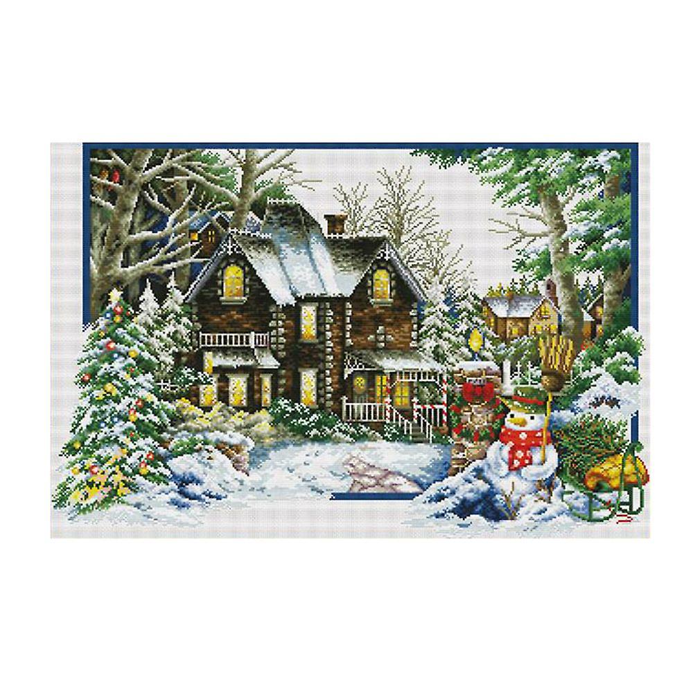 Kits de point de croix estampillés Four Seasons 11 Count Embroidery Package