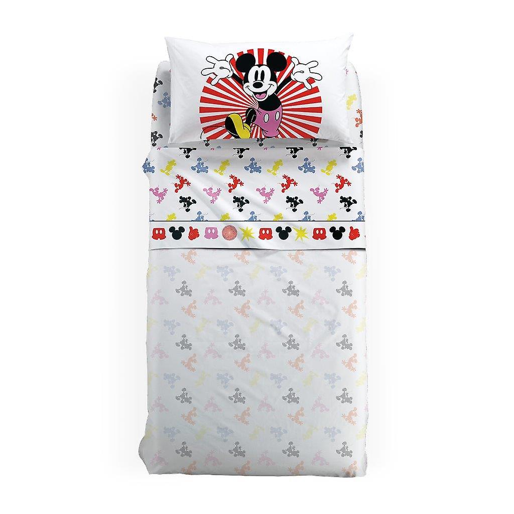 Kompletta lakan enkelsäng Mickey Fantasy Caleffi