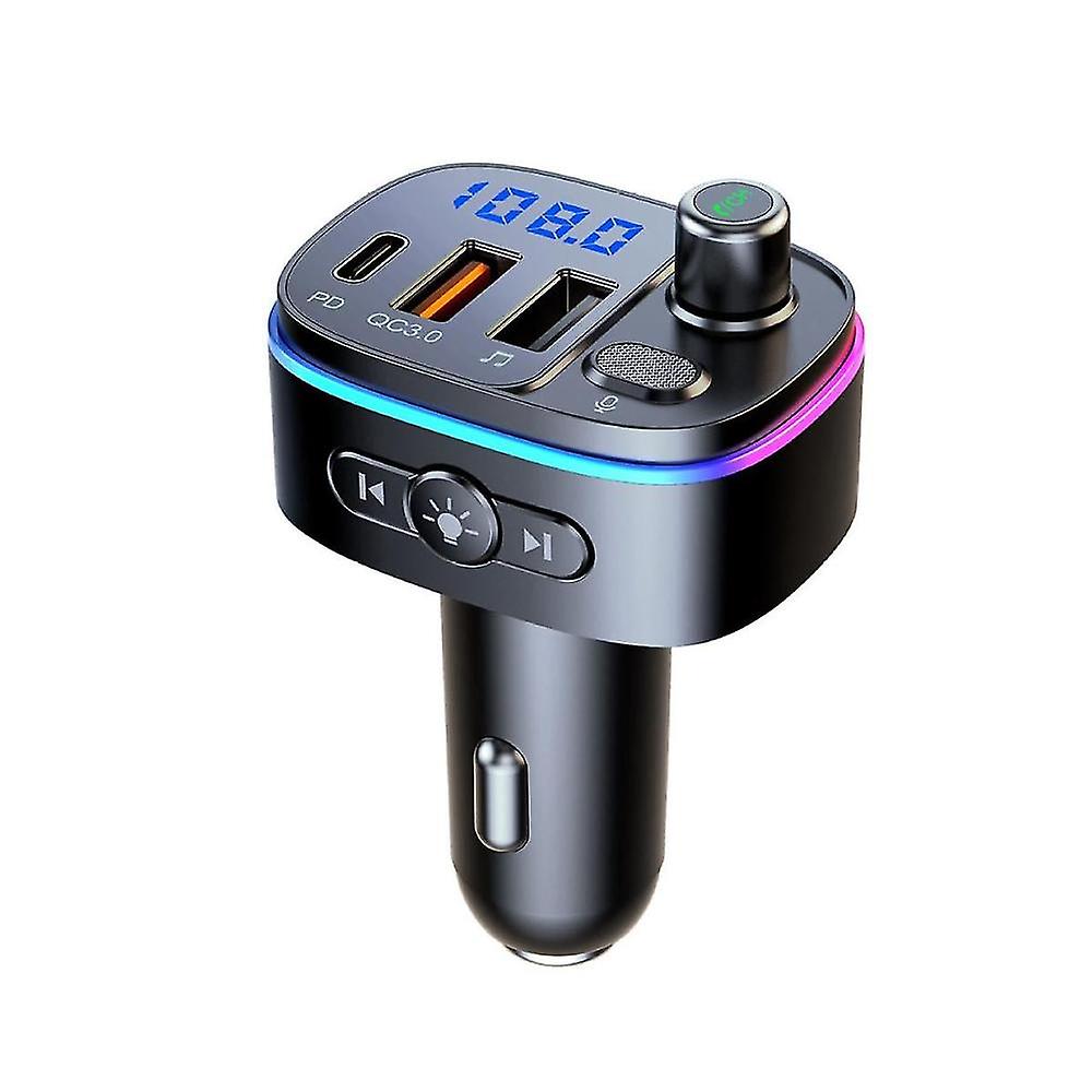 New Car Bluetooth Mp3 Player Lossless Bluetooth Call Multifunctional Car Player Car Charger 3.0 Fas