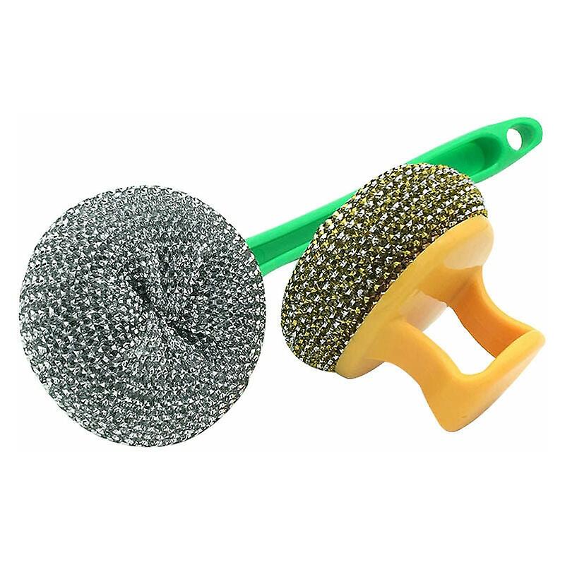 BBQ utensil Cleaning kit for Non-stick pan does not hurt the pet ball cleaning ball.-10 pcs(Random color)
