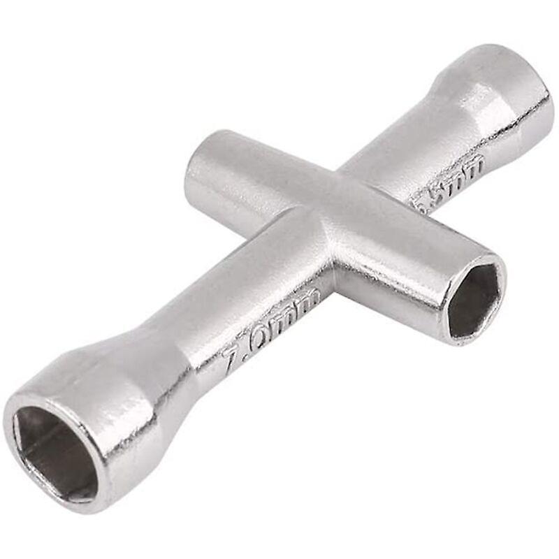 1 Pcs Cross Spanners, Multi-function Spanner Tools, Mini Phillips Wrench Socket, for M2 / M2.5 / M3 / M4 Screw and Nut