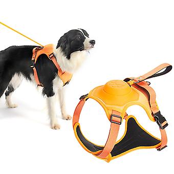 Dog Leash Retractable No-pull Dog Harness Auto-stop Rope For Safety Use Adjustable