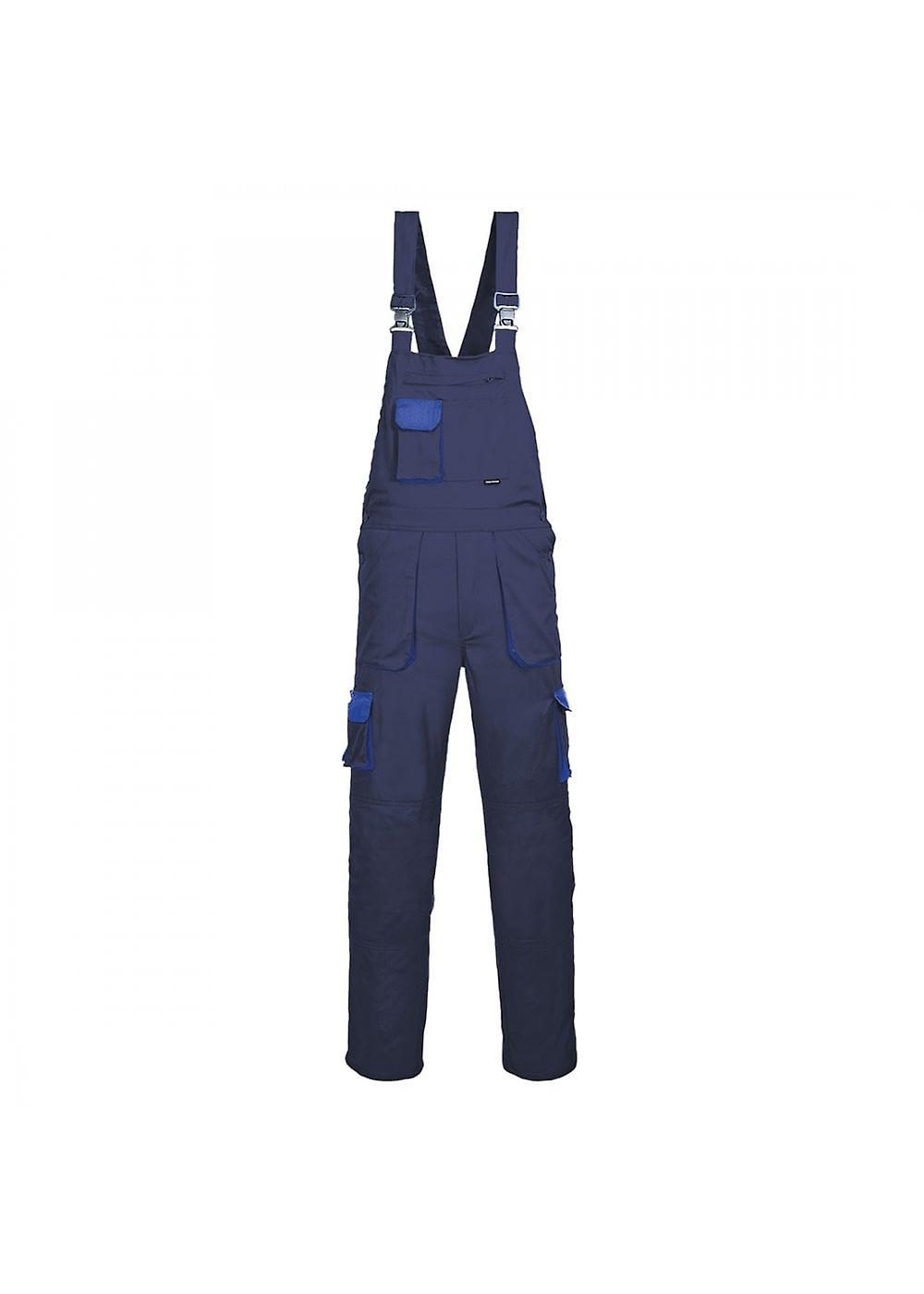 Men's Portwest Texo Contrast Bib & Brace TX12