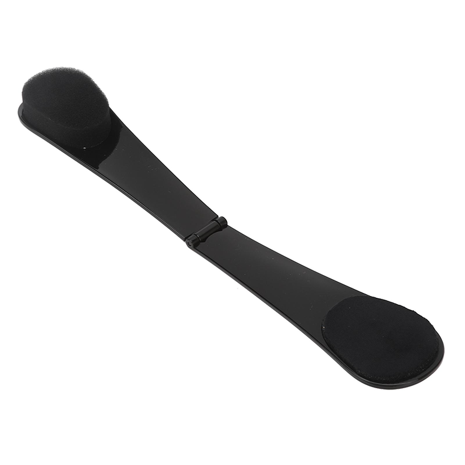Applicateur autobronzant pour le dos, éponge de soin du dos réutilisable, applicateur de brone pliable pour le dos, noir