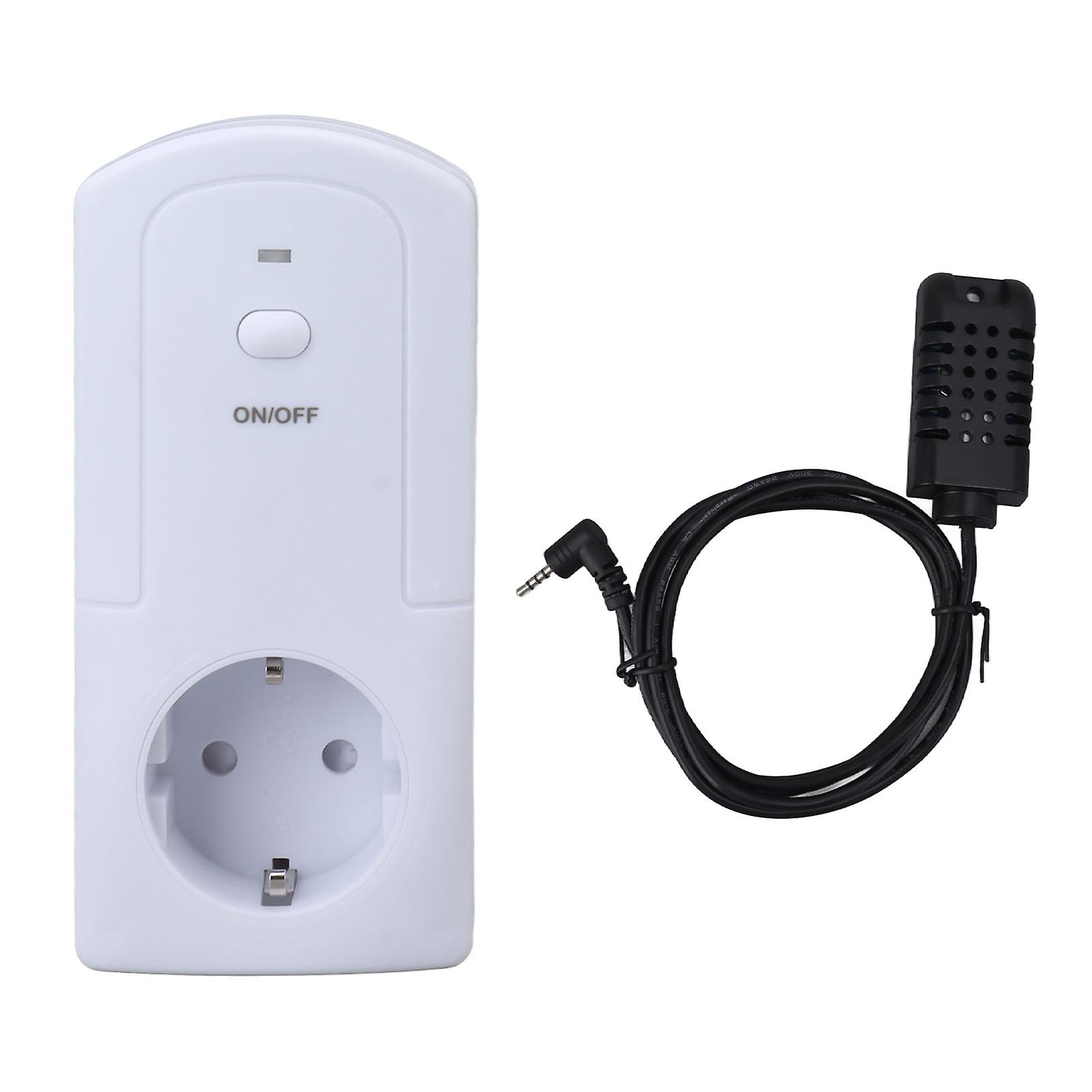 Plug-in Wi-Fi Wireless Thermostat, Outlet Temperature Controller, Heating, Cooling, Temperature Sensor, Humidifier Function, Air Conditioning