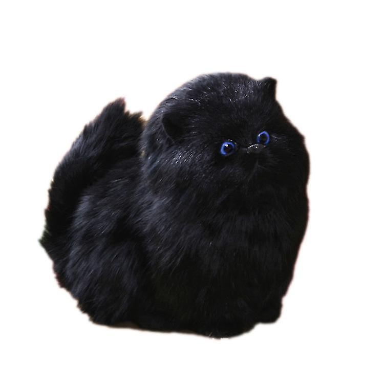 Lovely Simulation Animal Doll Plush Cat Toy With Sound Kids Toy