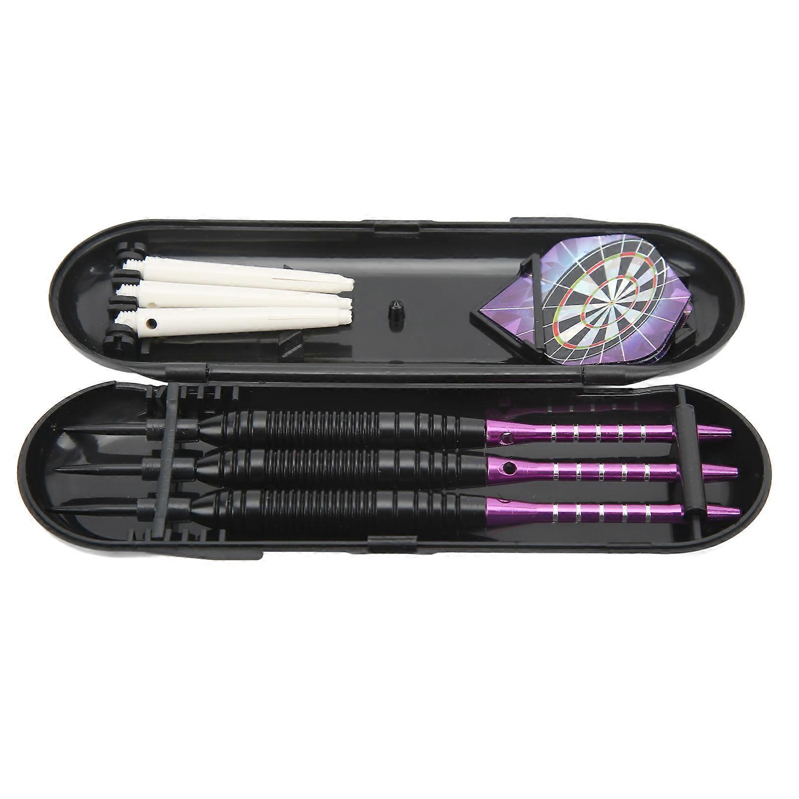 3Pcs Darts Professional Exquisite Stainless Steel Tip Darts Set with Storage for Beginners Professional Players