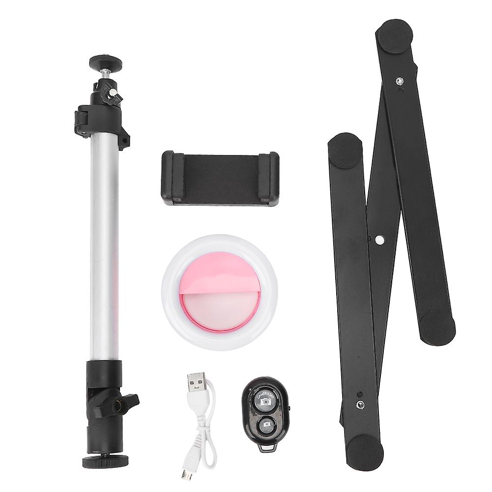 Table Phone Bracket for Photography & Video - Fill Light, Bluetooth Remote, 5600k