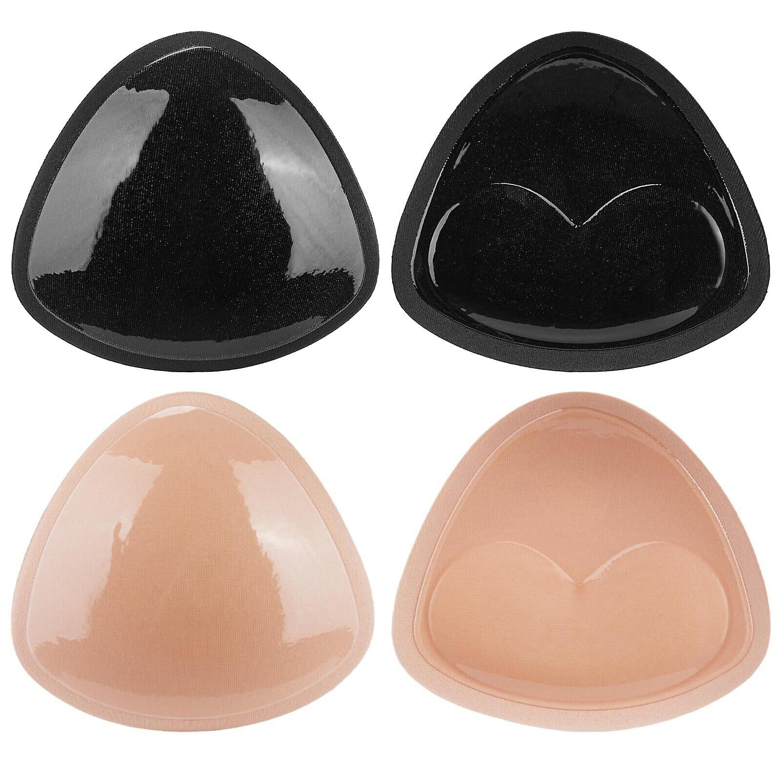 Bra Cups Inserts Pads with Double Side Reusable Breast Lifting Patch for Sports Bra