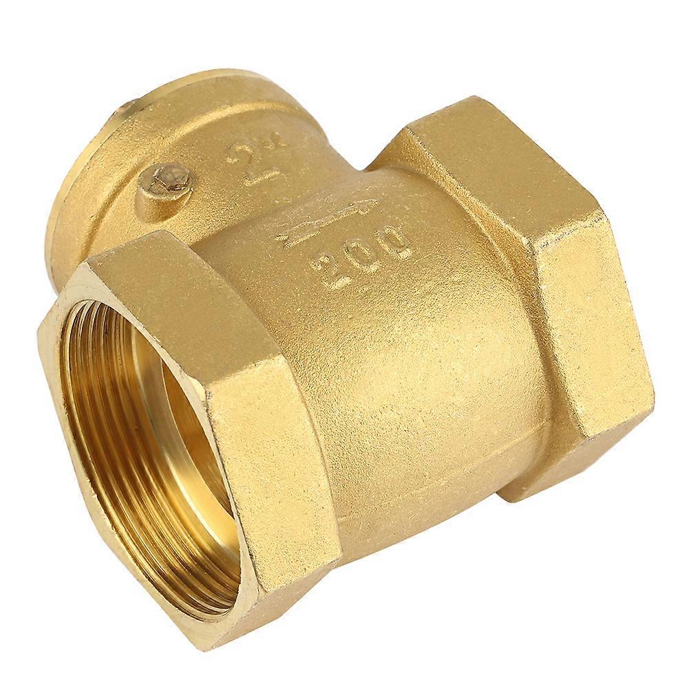 Brass Swing Check Valve with Female Thread DN50 232 PSI to Prevent Backflow of Water