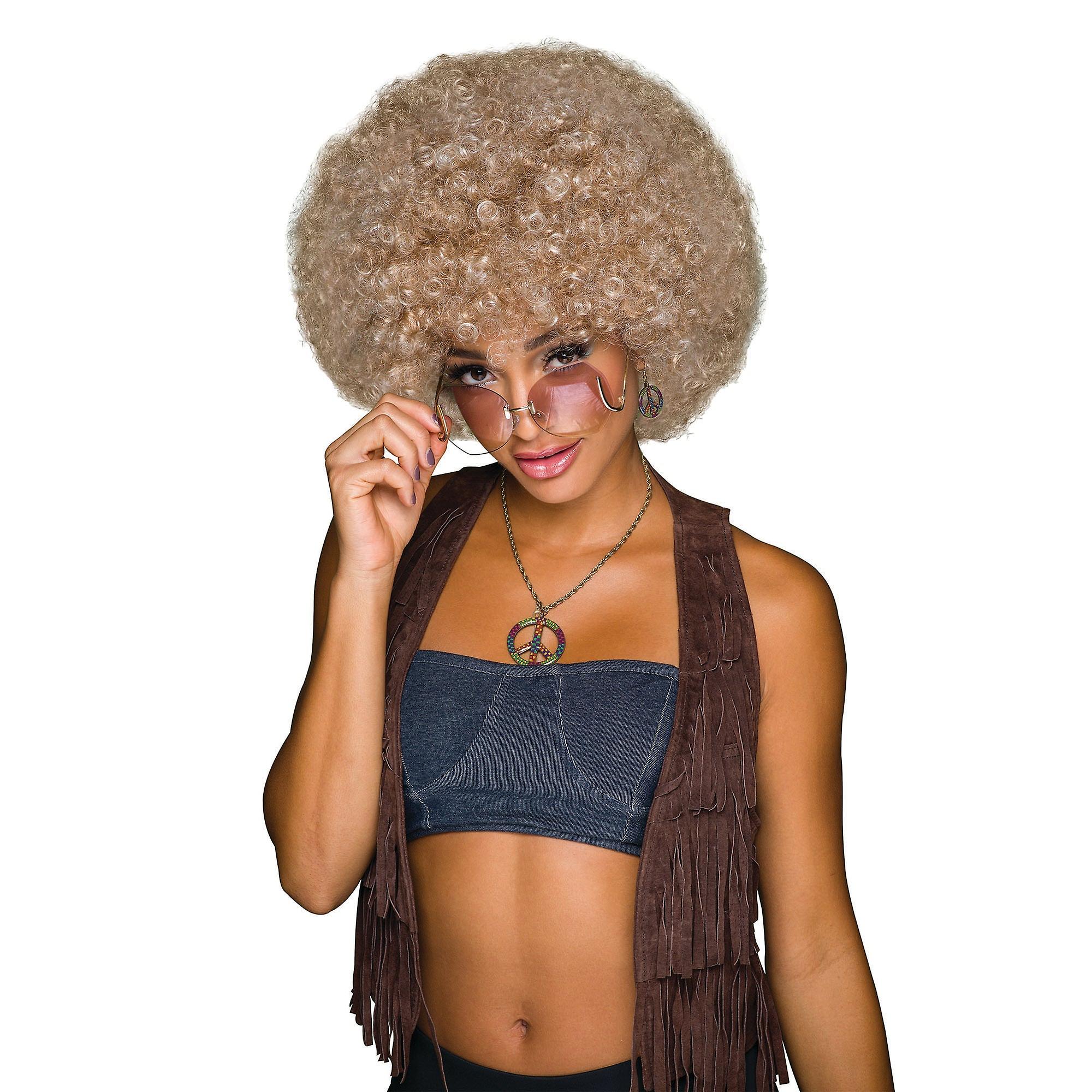 70S Afro Blonde Brown Wig Bw953