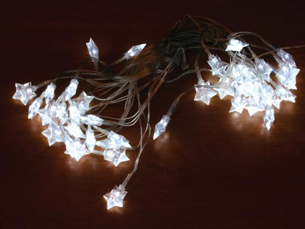Novastarlight LED - 10 M - 40 white stars - transparent wire - 24 V