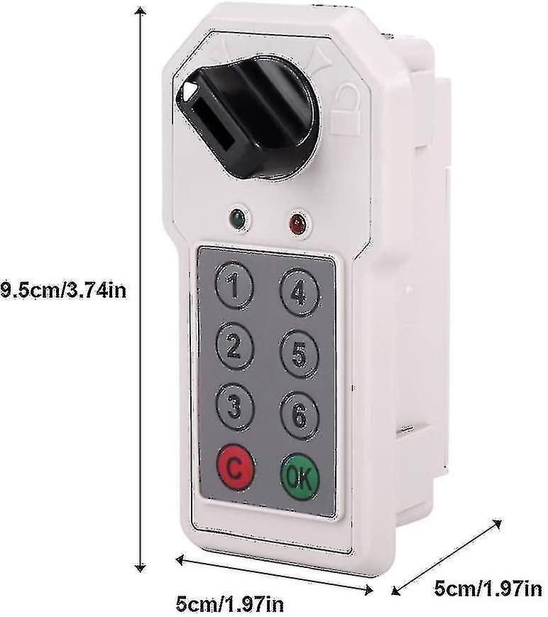 6-Digit Combination Lock for Cabinets with Convenient Cam Password Security