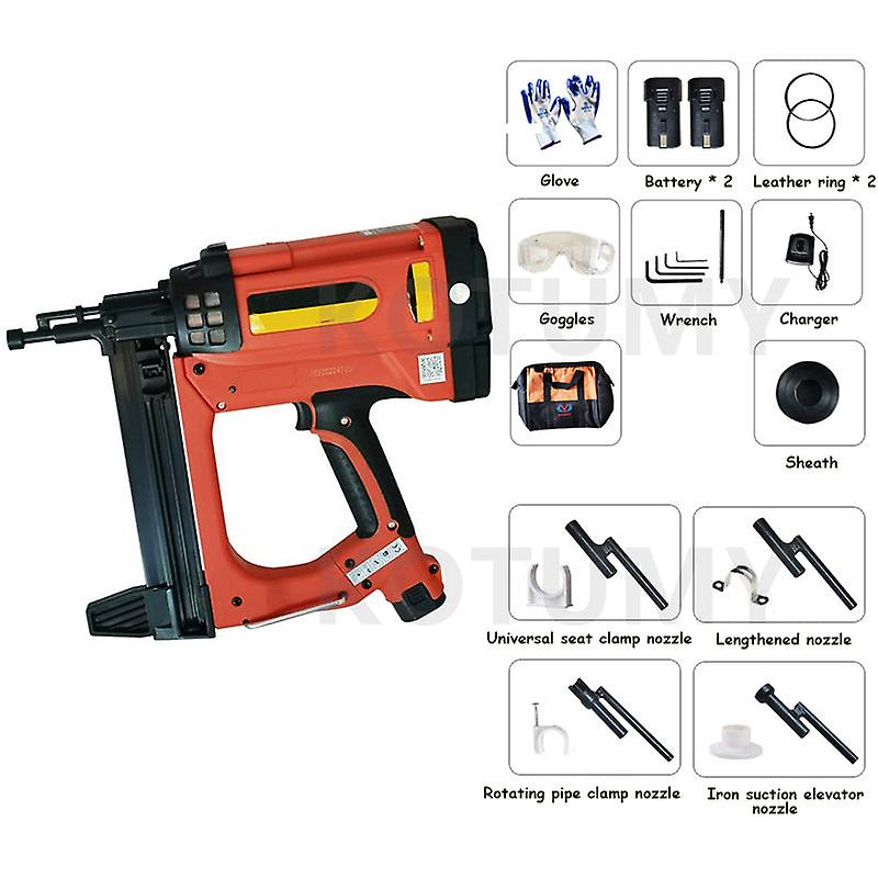 Gas Hydropower Woodworking Nailer Pneumatic Nail Gun Steel Air Stapler For Frame And Trunking