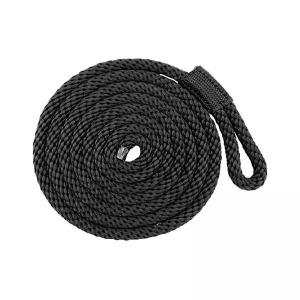 2xBoat Fender Line Whipped End 3/8 inch 6.56 ft Boot Bumper Touw met hoge weerstand Zwart