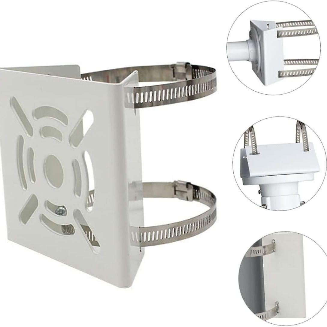 Mast Bracket, Camera Bracket, Camera Pole Bracket with Two Adjustable Brackets Up to 100mm Diameter, for Camera Mounting