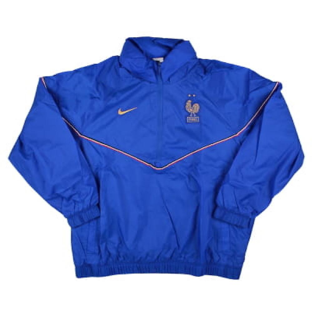 2024-2025 France Windrunner Anorak Jacket (Blue)
