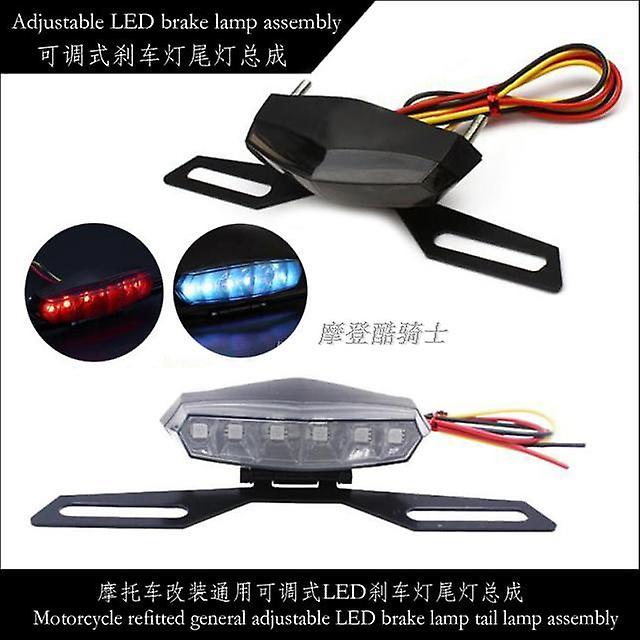 Motorcycle Modification Universal AccessoriesMotorcycle Modification Light Tail Light Adjustable LED Modification Brake Light Assembly