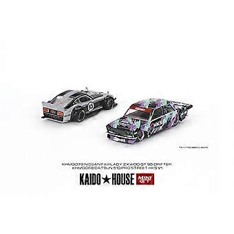 Kaido House x MINI GT 1:64 Datsun 510 Pro Street HKS V1 / Nissan