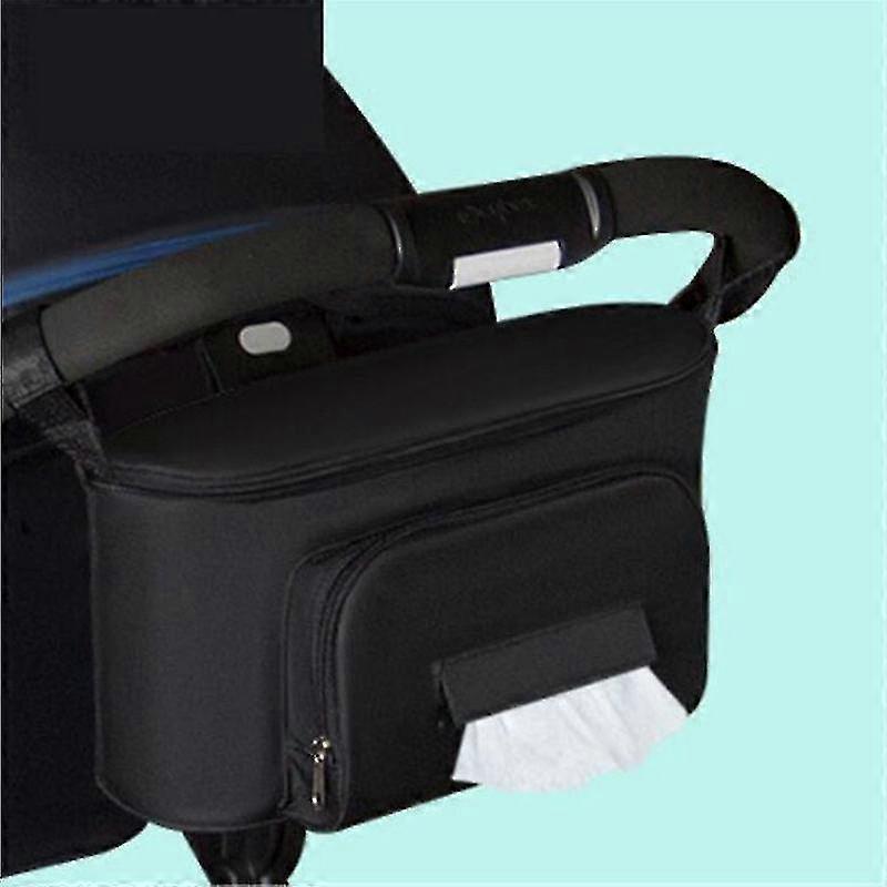 Baby Stroller Organizer Stroller Accessories Bag Large Space Multiple Zipper Pockets