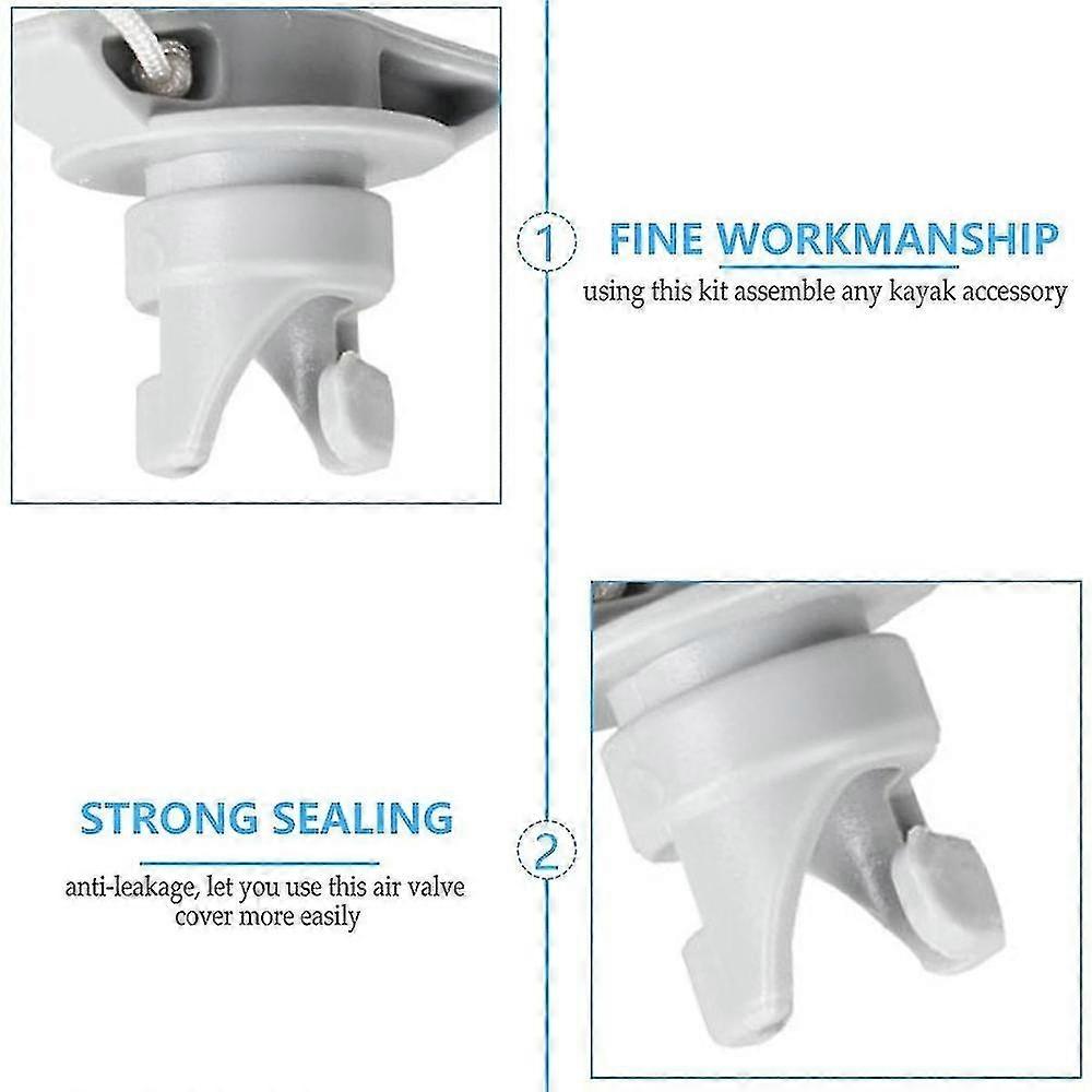 4pcs Inflatable Raft Valves Lids Cap Dinghy Valves Plug Boat ...