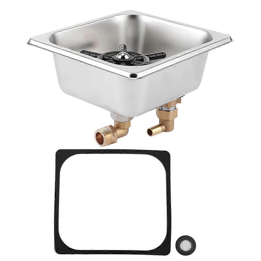Stainless Steel Automatic Cup Cleaner Rinser High Pressure Faucet for Coffee Shop Hotel Bar Use