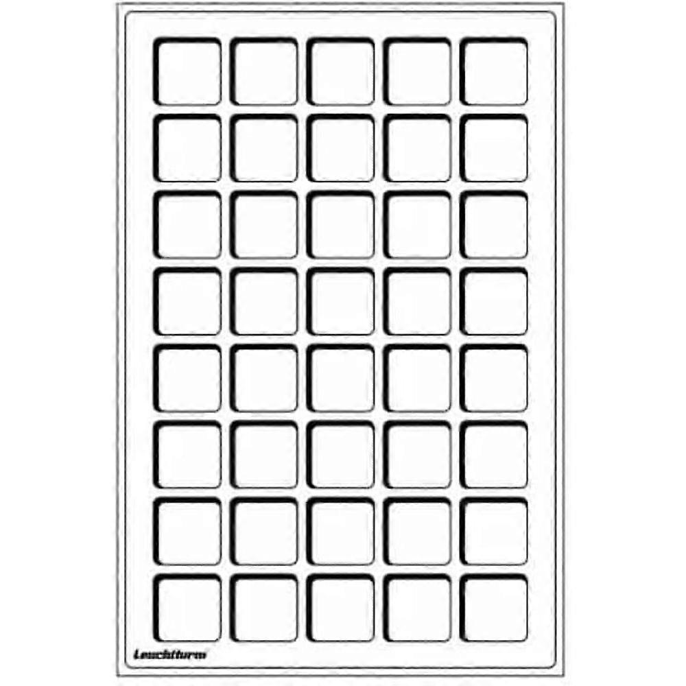 Leuchtturm Premium Quality Square-Spaced 40pc 33mm Coin Tray L (Pack of 2)