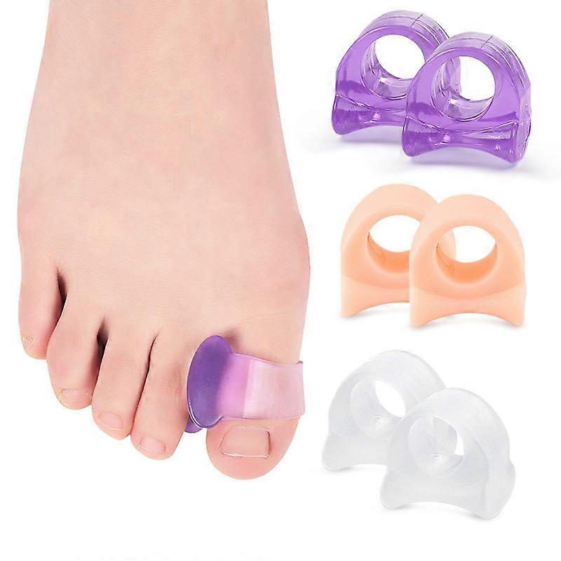 4pcs Hallux Corrector Separator Nursing Pad Toe Soft Toe Nursing Cover