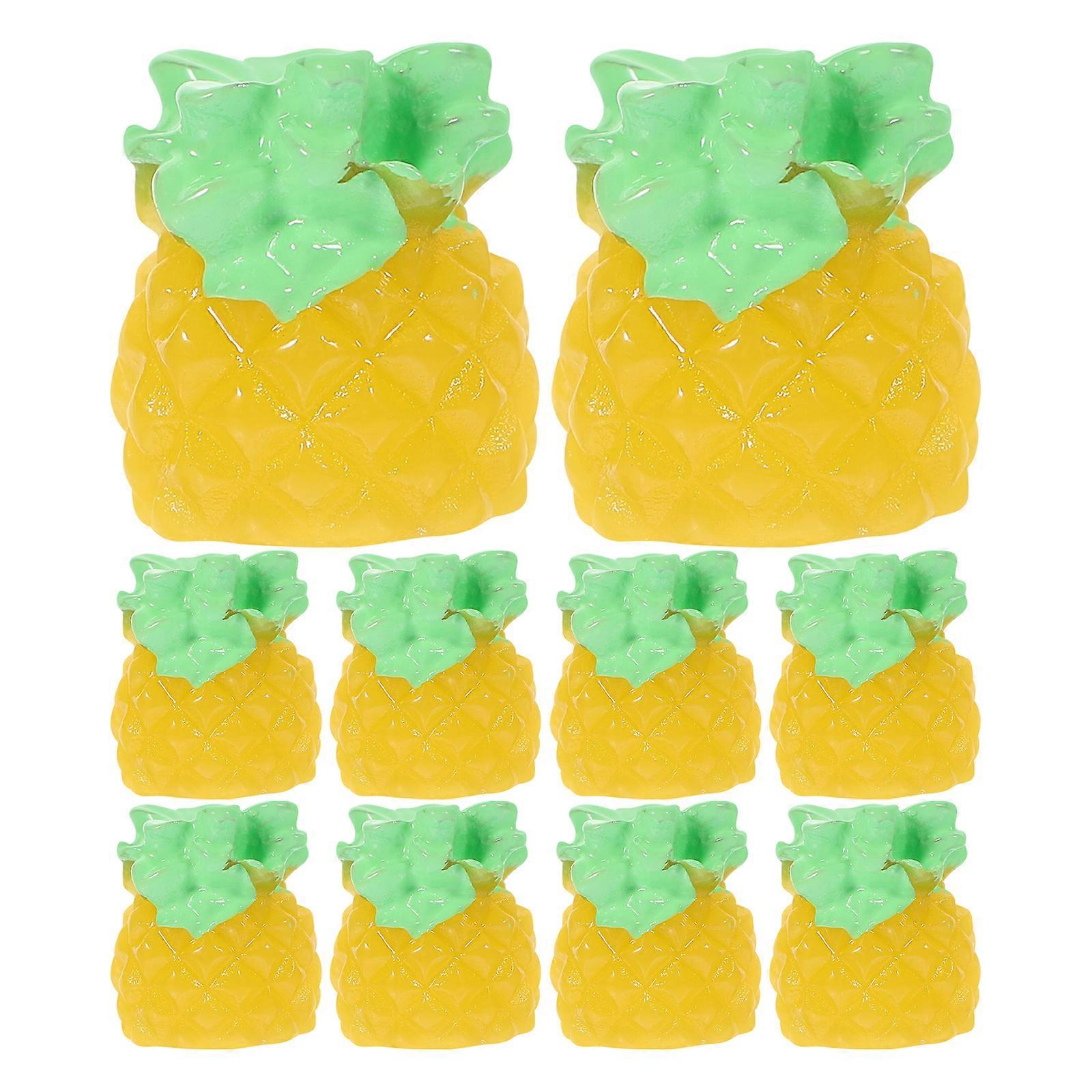 10pcs Fake Fruit Artificial Mini Fruit Models Simulated Dollhouse Mini Fruits Lifelike Fruit Props